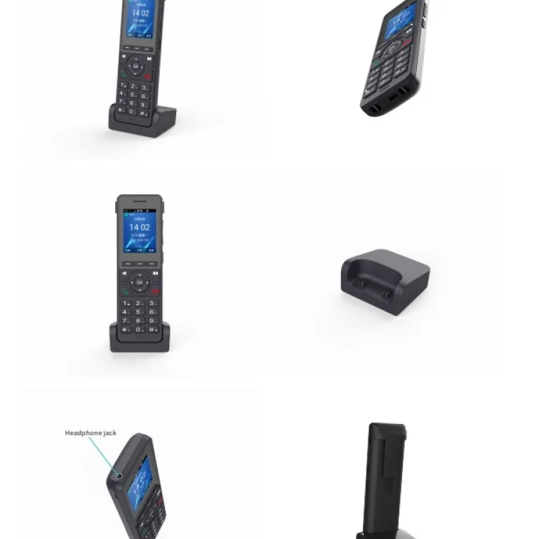 4G تلفن IP بی‌سیم تحت شبکه 2.4GWiFiSIP تلفن دستی برای مدرسه و هتل VoIP4G مکالمه با کیفیت بالا