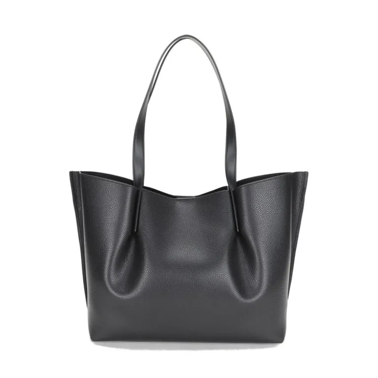 کیف دستی زنانه MICHAEL KORS EMILIA جادار با چرم طرح قلوه‌سنگی