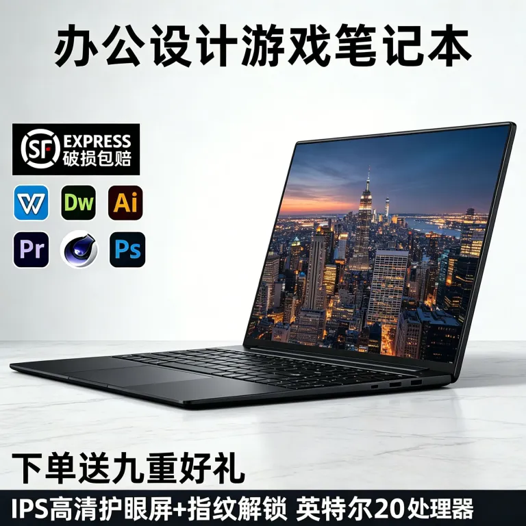 لپ‌تاپ 15.6 اینچی Core i7i5 با گرافیک مجزا برای برنامه‌نویسی، اداری، گیمینگ و بازی، ارسال مستقیم از انبار
