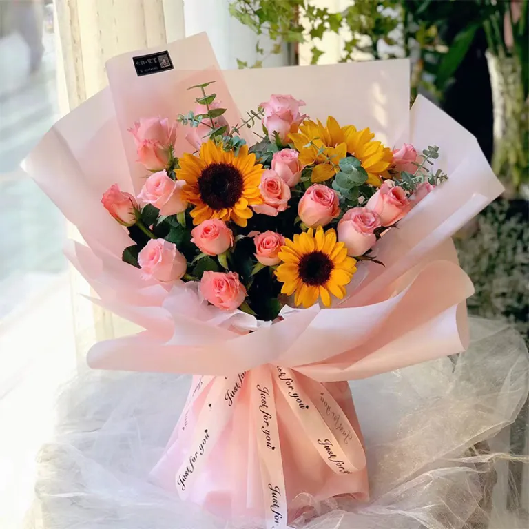 کاغذ بسته‌بندی گل، کاغذ ساده کره‌ای ضخیم ضدآب مات، مواد بسته‌بندی دسته گل به سبک کره‌ای
