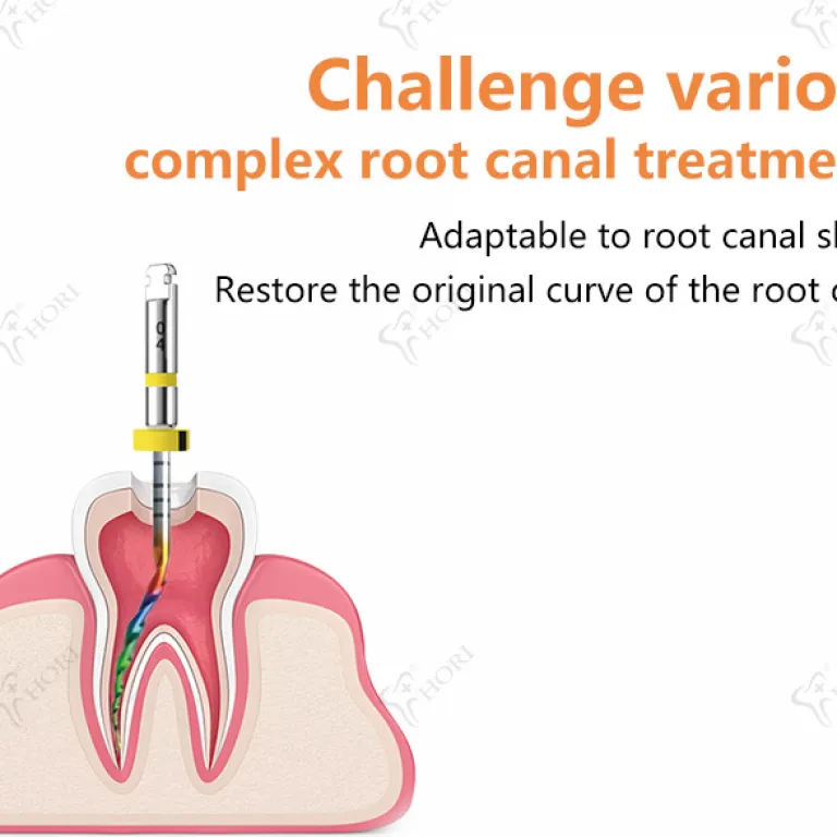 فایل روتاری دندانپزشکی فعال‌شونده با حرارت برای درمان ریشه، بازکننده و گشادکننده کانال DENTAL ROTARY FILES