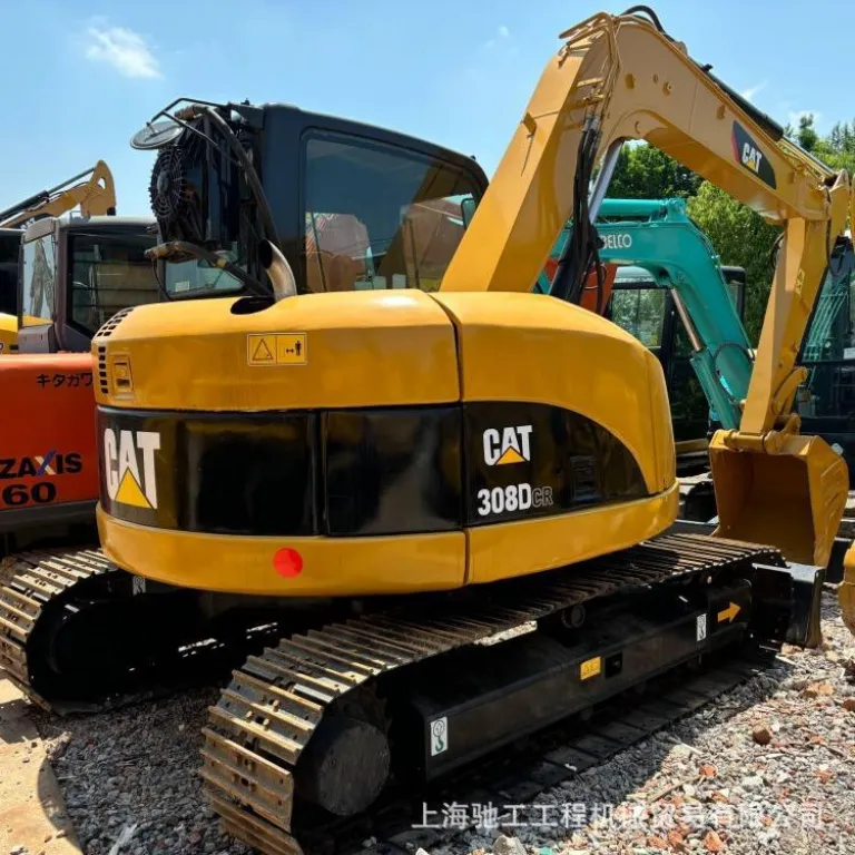 مینی بیل مکانیکی CAT308D کاترپیلار 2 بیل مکانیکی دستی، ماشین‌آلات مهندسی