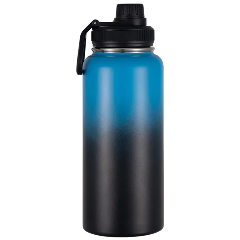 قمقمه ورزشی استیل 304 مخصوص فضای باز و کوهنوردی، 32oz با ظرفیت بالا، وکیوم و مناسب خودرو