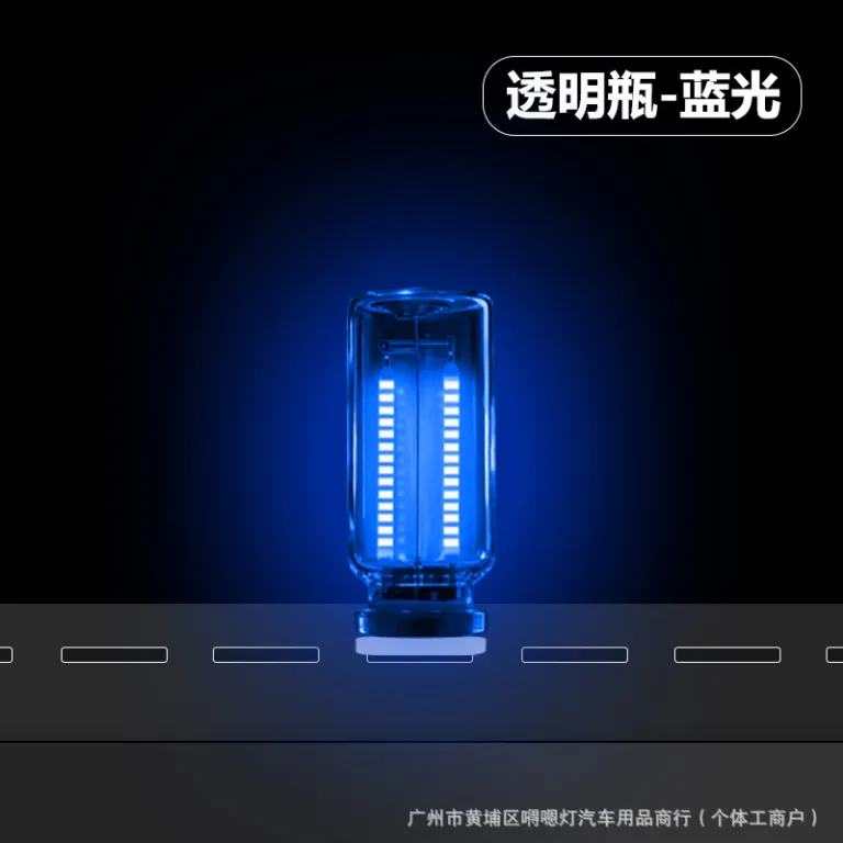 چراغ خواب USB جدید کراس‌بوردر طرح بطری خودرو، چراغ لمسی شیشه‌ای کنار تخت و خودرو، چراغ LED رترو فضاساز