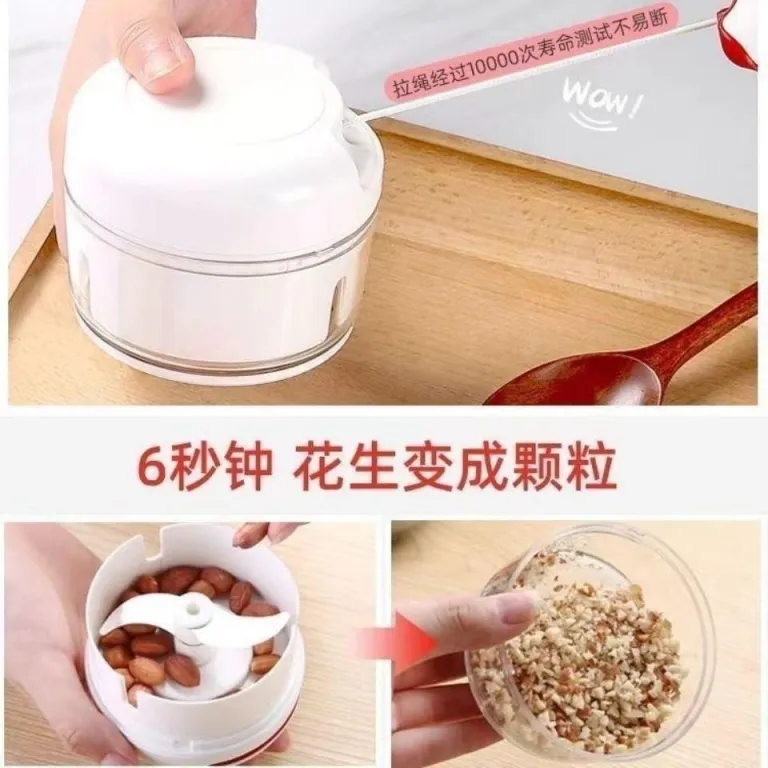 خردکن دستی سیر چندکاره برای سیر له‌شده، ساطوری و پوره