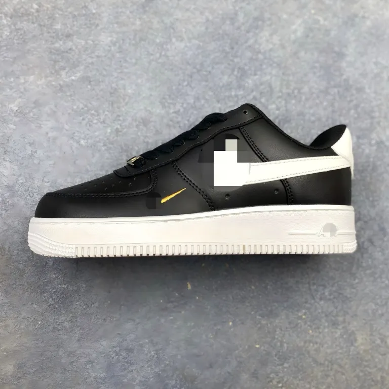AF1‘07 کفش کتانی ساق کوتاه / کفش راحتی، دوخت لبه‌دار با جعبه اصلی و کفی هوا کامل