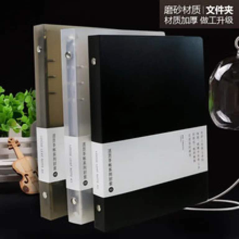 عمده برگزیده A4A5B5 جداکننده‌های ایندکس رنگی حلقه‌دار پلاستیکی برای دفتر کلاسور با قابلیت سفارشی‌سازی