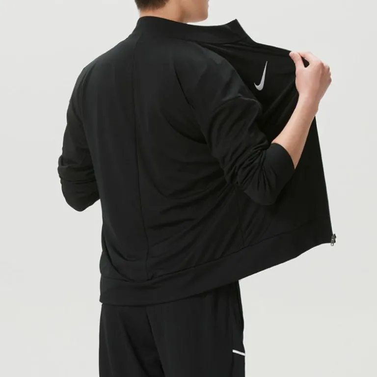 Nike ست ورزشی مردانه بهاره و پاییزه یقه‌ایستاده، کاپشن و شلوار بلند راحت و شیک