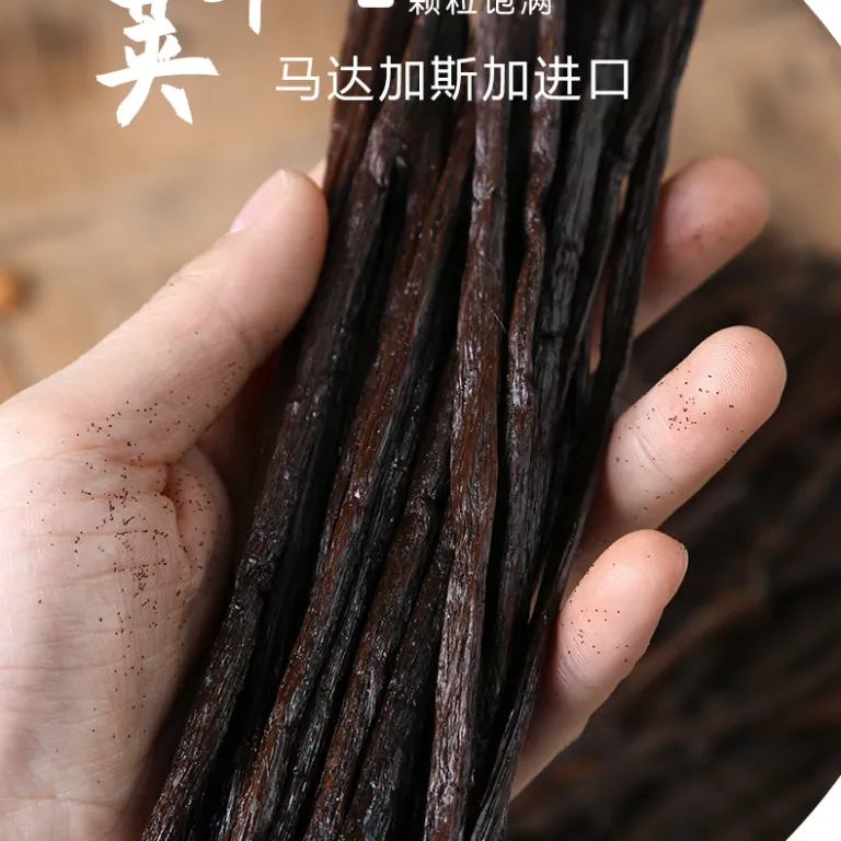 وانیل ماداگاسکار بن 13-19cm تک غلاف وانیل تاهیتی، چوب وانیل جزیره ماداگاسکار مخصوص پخت و پز