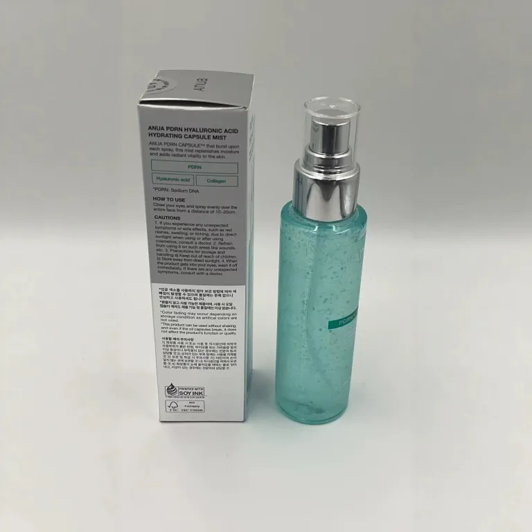 اسپری سرم کپسولی هیالورونیک اسید و PDRN مدل Anua کره‌ای 100ml آبرسان و تقویت‌کننده