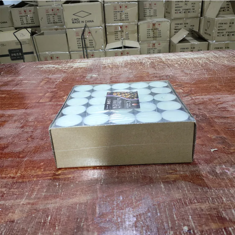 100 بسته 4 ساعته شمع بدون دود برای گرم کردن چای پارافینی مناسب تولد و ابراز عشق گرد 50 عددی عمده