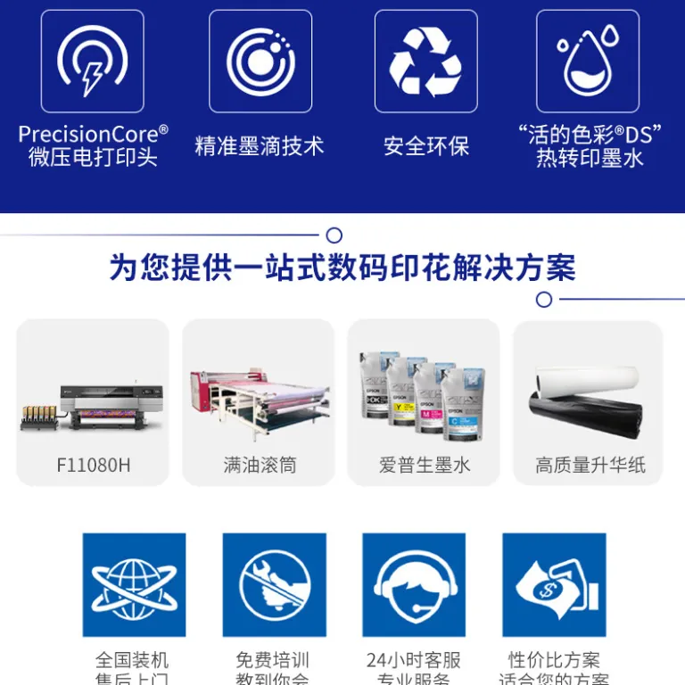 دستگاه چاپ دیجیتال سابلیمیشن مستقیم روی پارچه صنعتی اپسون EPSON F11080H