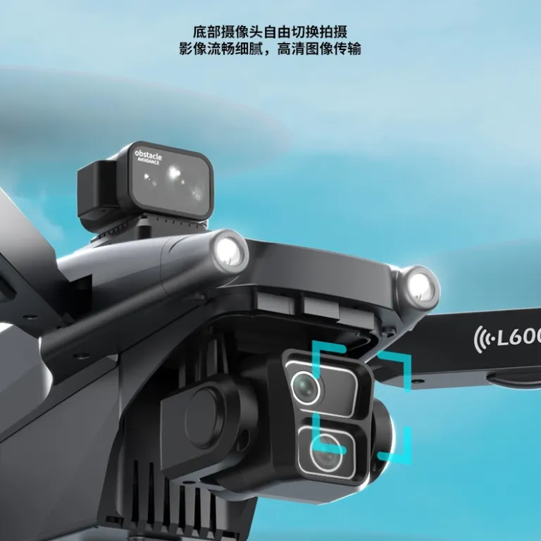L600-1Pro کوادکوپتر تاشو بدون جاروبک مجهز به GPS با دوربین هوایی HD، گیمبال ضدلرزش و پرواز طولانی