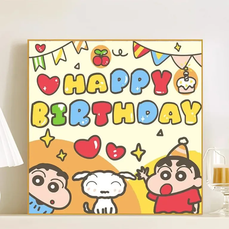 نقاشی رنگ‌آمیزی با اعداد دیجیتال جدید برای کودکان، نقاشی کارتونی انیمه‌ای، کاردستی تزئینی، عمده از کارخانه