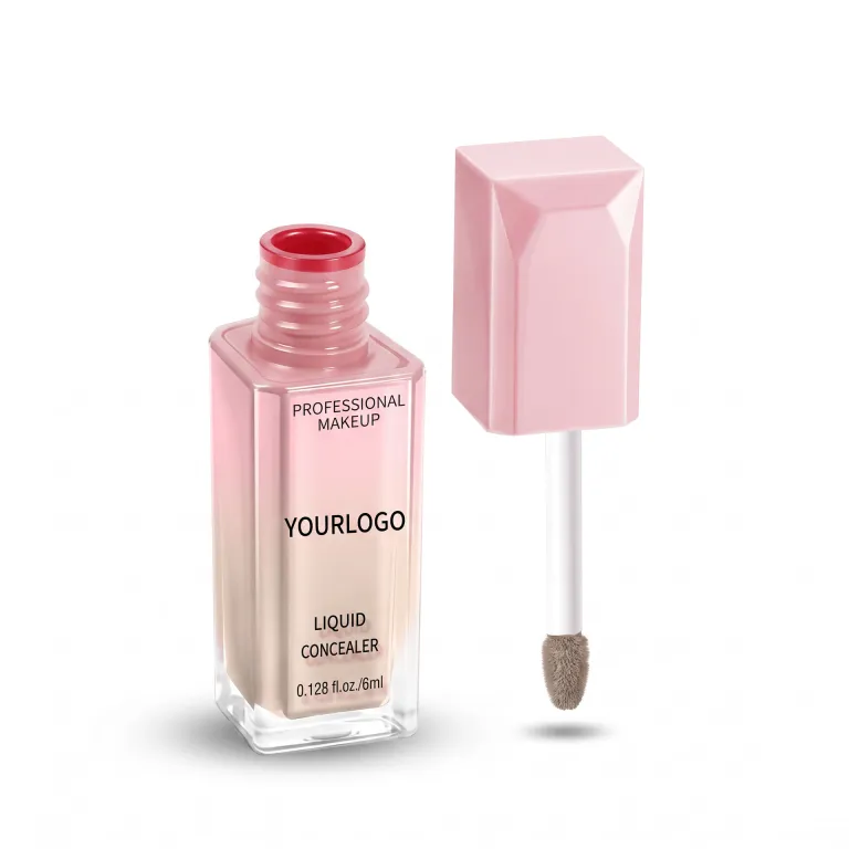 کانسیلر مایع آماده ارسال برون‌مرزی بدون لوگو رنگ LOGO12 Concealer عمده ضدآب، کرم پوشاننده روشن‌کننده پوست