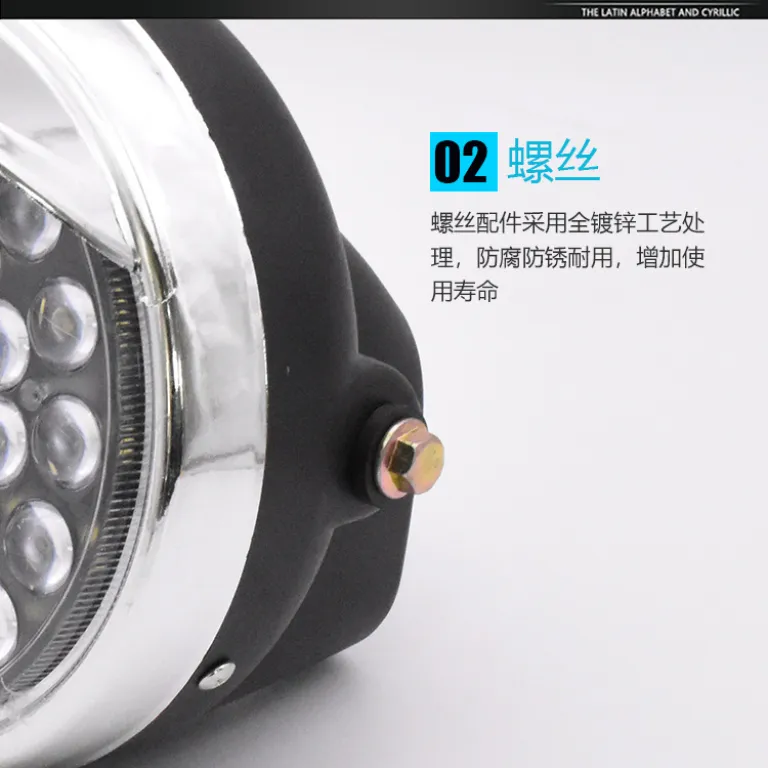 چراغ جلو LED فوق‌روشن گرد 12v-80V برای موتورسیکلت و سه‌چرخه برقی