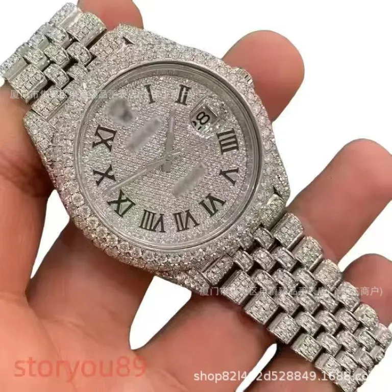 2025 ساعت مردانه باکیفیت تمام الماس AP، پرفروش در Dunhuang و AliExpress، شیک و مد روز، موتور کوارتز، عرضه مستقیم از کارخانه