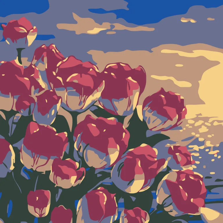 نقاشی رنگ‌آمیزی با اعداد 30-30 عمده کاردستی کودکانه انیمه‌ای برای دستفروشی منظره سانریو تابلوی تزئینی