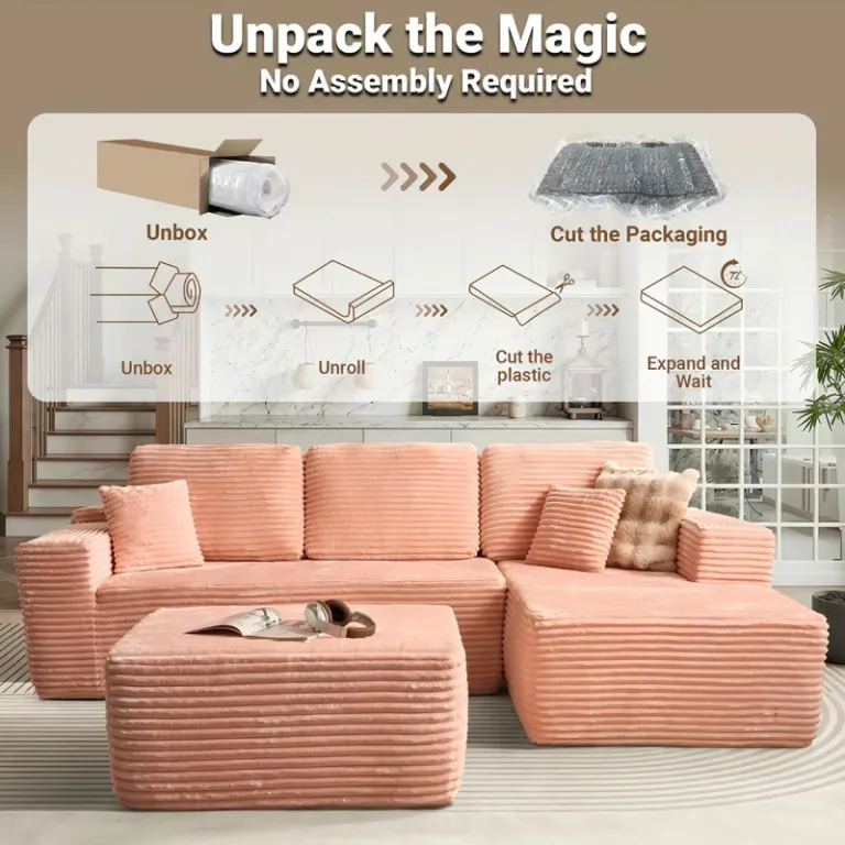 مبل بدون اسکلت فشرده پرفروش اروپا و آمریکا بسته‌بندی وکیوم حمل آسان BonelessSofa عمده کارخانه کانتینری