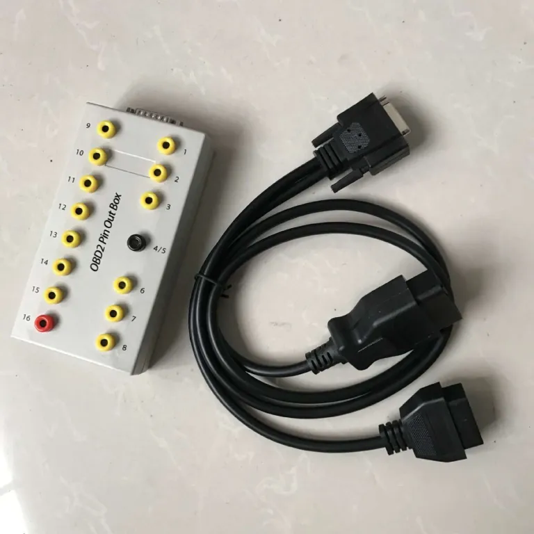 جعبه عیب‌یاب پین‌اوت تشخیصی OBD2 جعبه پین‌اوت