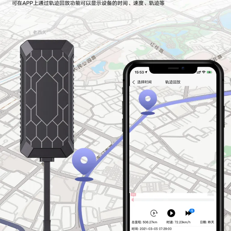 4G ردیاب GPS پرفروش، مدل سیم‌کشی خودرو، ردیاب هوشمند ضد سرقت و ضد گم‌شدن برای موتورسیکلت و خودروی برقی، فروش مستقیم کارخانه