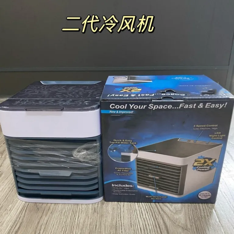 خنک‌کننده برقی مینی برون‌مرزی، پنکه آبی رومیزی، پنکه USB قابل‌حمل کوچک، پنکه خنک‌کننده خانگی