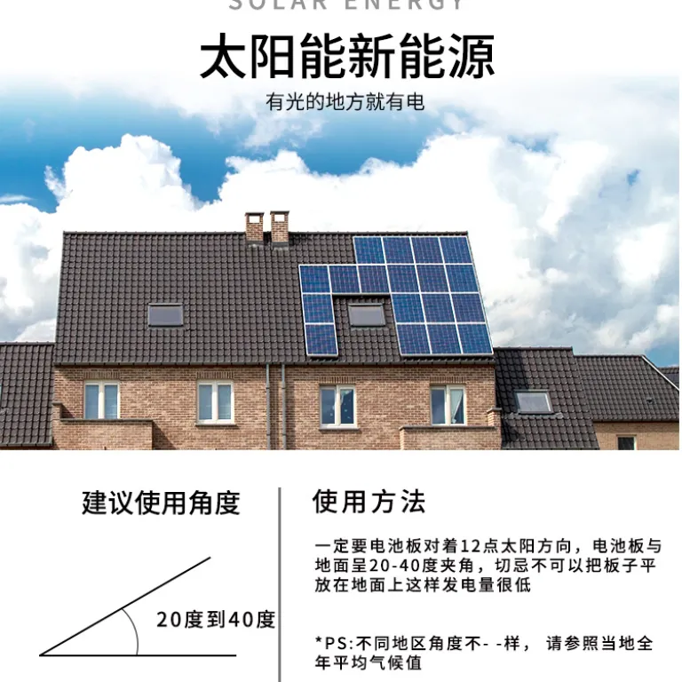 پنل خورشیدی مونو کریستال تولید مستقیم کارخانه، ماژول فتوولتائیک شارژ و تولید برق solar panel