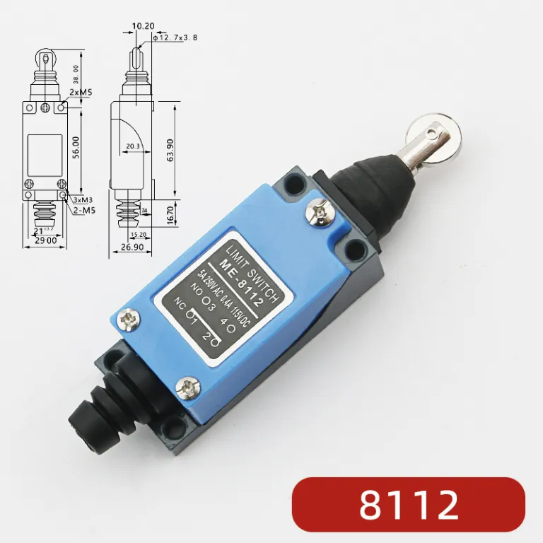 ME-8108 کلید محدودکننده خودبازگشت میکروسوئیچ تماسی محدودکننده TZ-8101 کلید مسیر