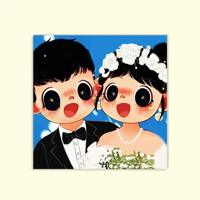 نقاشی دیجیتال کودکانه DIY عمده، نقاشی کارتونی دستی رنگ‌آمیزی، نقاشی اکریلیک 20*20، نقاشی رنگ روغن انیمه دست‌ساز