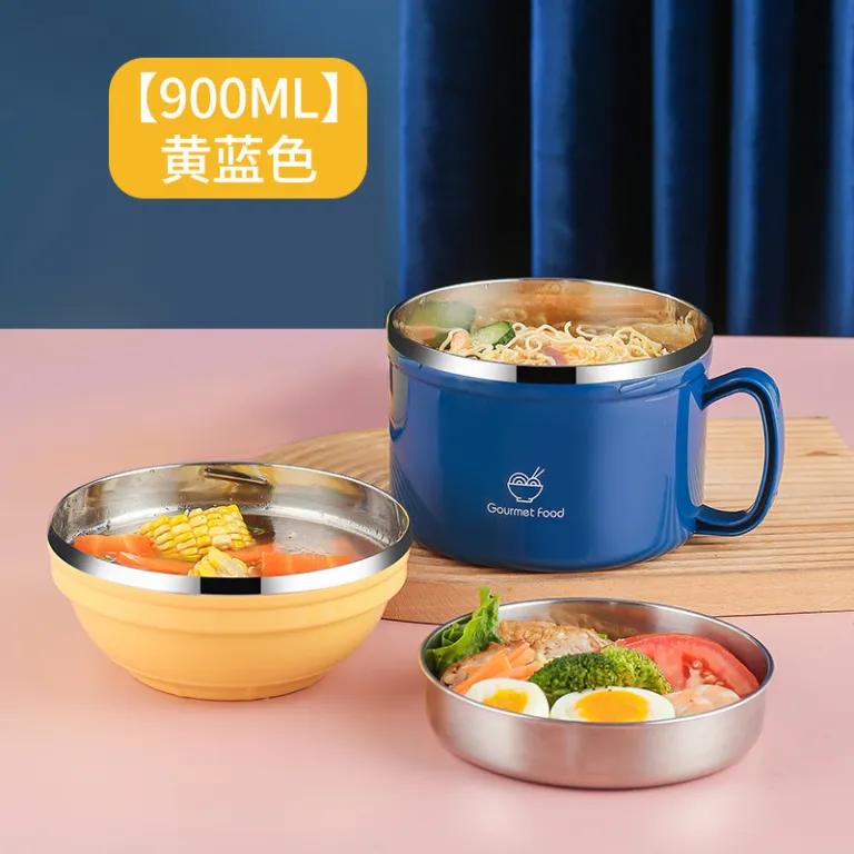 ظرف غذای استیل ضدزنگ 304 با ظرفیت بالا برای کودکان و دانش‌آموزان، مناسب ناهار مدرسه، سلف سرویس و فست‌فود