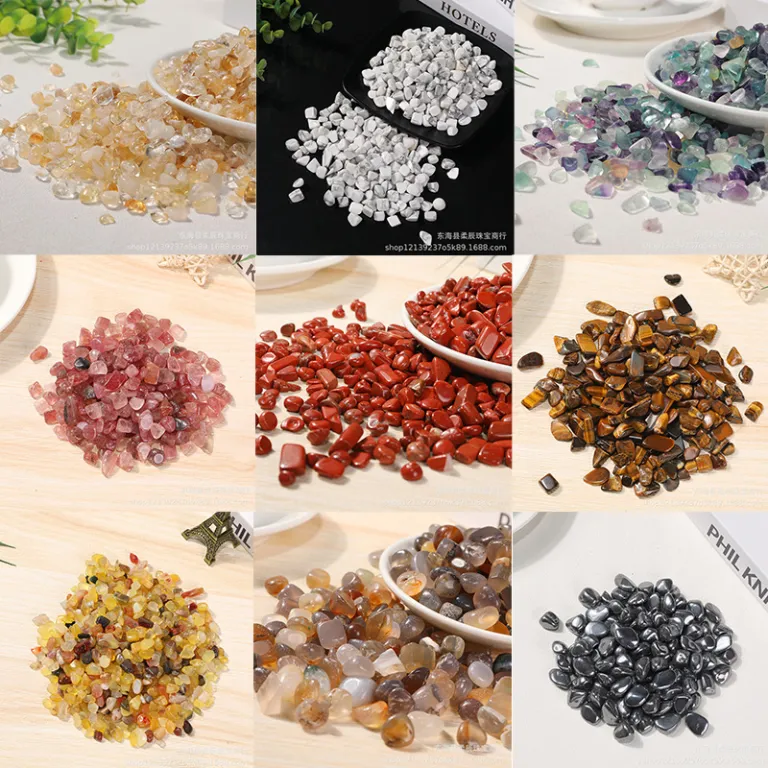 عمده سنگ خرده کریستال تزئین آکواریوم و گلدان سنگ معطر پخش عطر ذرات نامنظم صنایع دستی