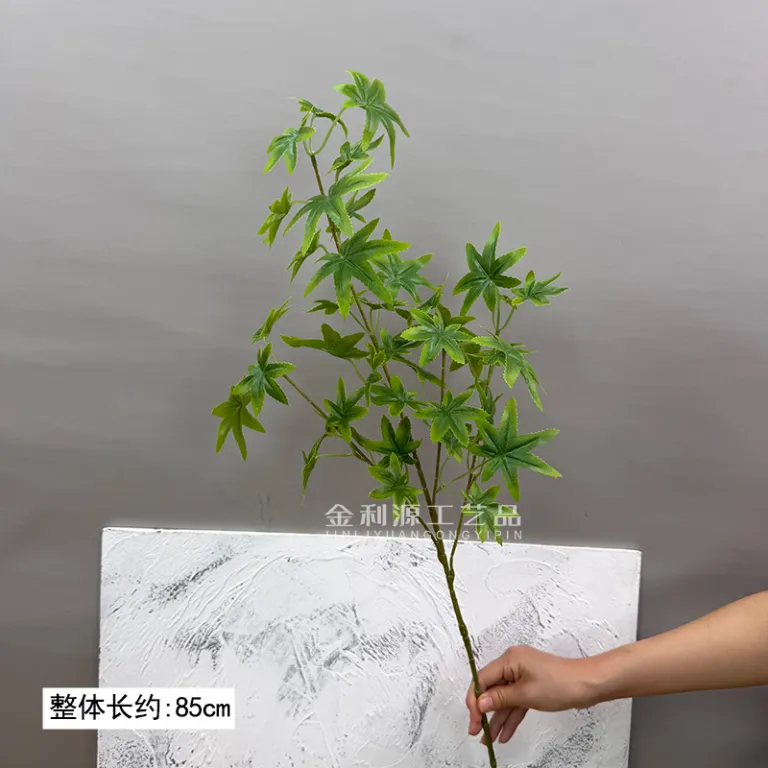 برگ افرا روکش‌دار، برگ پنبه روکش‌دار، برگ سه‌بعدی شفلرا برای ساخت درخت مصنوعی و منظره‌سازی