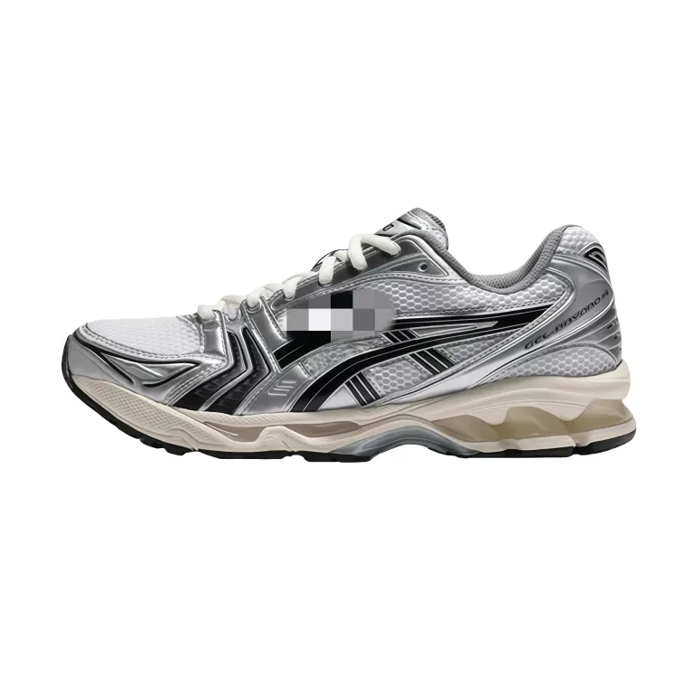 kayano14کفش دویدن ضربه‌گیر زنانه و مردانه ساق کوتاه کفش ورزشی راحتی K14رویه مشکی تنفس‌پذیر و مقاوم در برابر سایش
