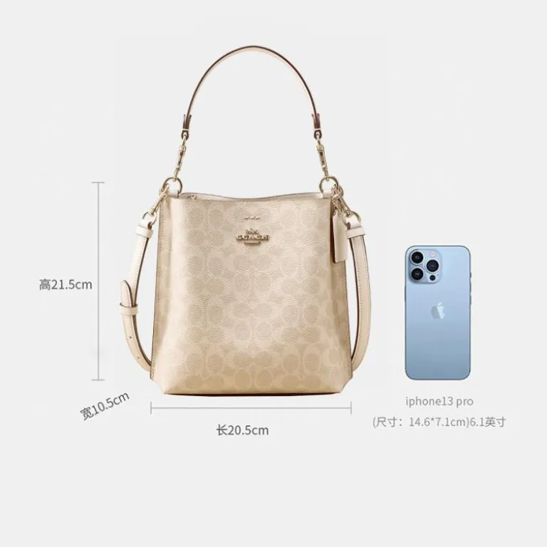 کیف دوشی کراس‌بادی سطلی COACH مدل MOLLIE 22 CBQ33