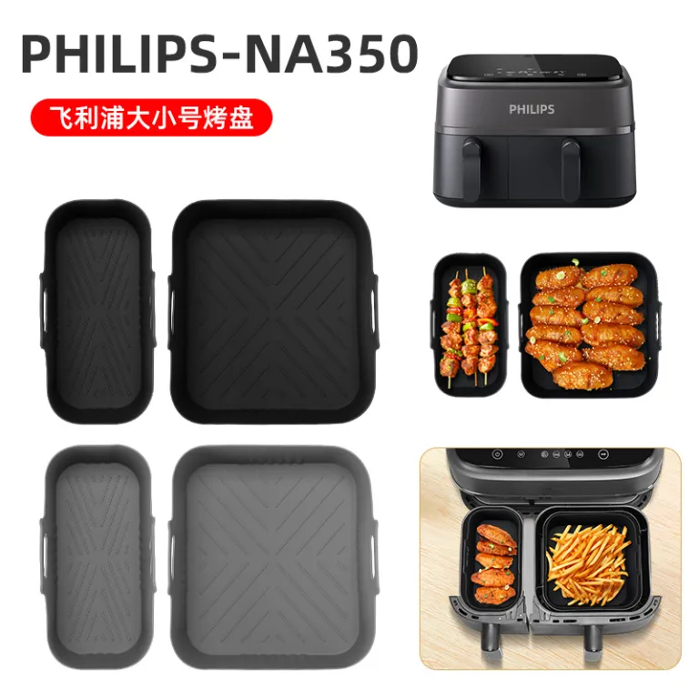 قالب وافل سیلیکونی مخصوص سرخ‌کن بدون روغن مناسب فیلیپس Philips-NA35O-TefalEY9018