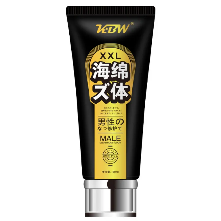 کرم ماساژ بزرگ‌کننده KBW XXL برای بافت اسفنجی 60ML، روغن ماساژ مخصوص بزرگ‌سازی و تمرین آلت تناسلی مردانه