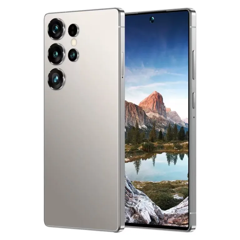 S26 ultra گوشی موبایل کراس‌بردر با صفحه‌نمایش بزرگ حفره‌دار اندروید موجودی آماده صادراتی پرفروش 7.3 اینچ قلم داخلی 4+64g