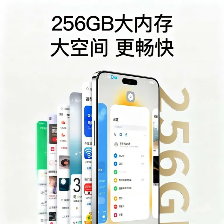 گوشی موبایل 2026 جدید 80 اصل با صفحه‌نمایش بزرگ 6.5 اینچ دو سیم‌کارت 256G حافظه مخصوص دانش‌آموز
