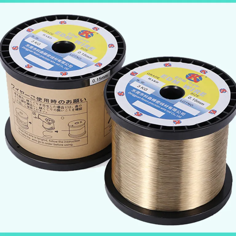 سیم برش تخلیه آهسته EDM سیم مسی الکترود سیم الکترود سیم برنجی با دقت بالا 0.25mm، 0.20mm