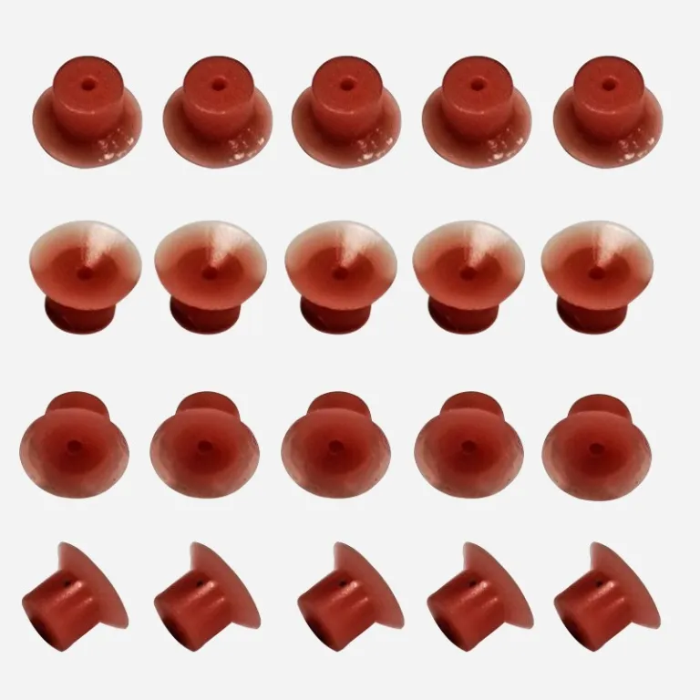 وکیوم چاک مقاوم در برابر حرارت تا 450 درجه 8mm نازل مکش قرمز سیلیکونی مخصوص ایستگاه تعمیر BGA 15mm سوراخ گرد