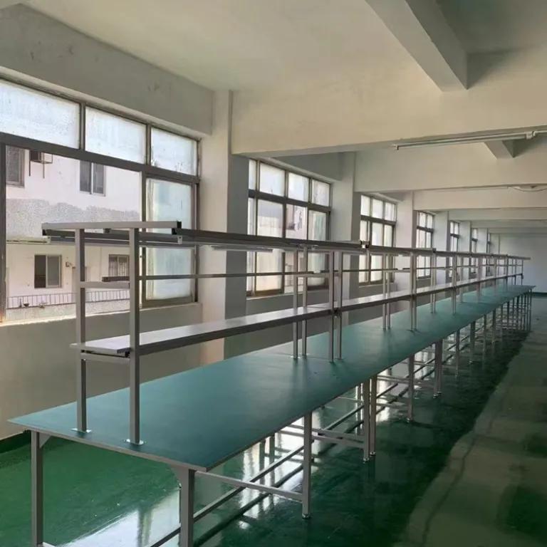 میز کار آنتیاستاتیک سنگین، میز کار پایدار، میز بستهبندی، میز عملیات با چراغ، میز تعمیرات، میز بازرسی خط تولید