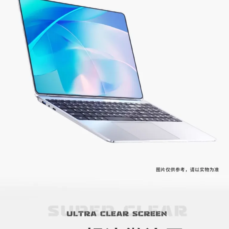 لپ‌تاپ 15.6 اینچی با صفحه‌نمایش بزرگ Core i9i7، طراحی باریک و سبک برای کارهای اداری، تماشای فیلم، بازی و وب‌گردی N5095