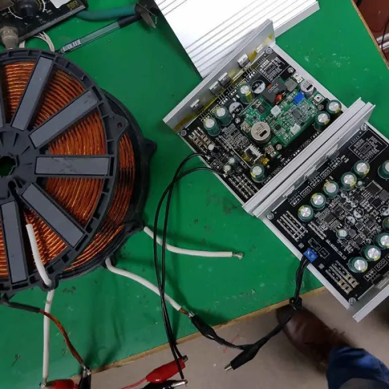 ماژول شارژ بی‌سیم پرقدرت شنژن دارای گواهی، تغذیه از راه دور 100W برد PCBA ماژول شارژ بی‌سیم