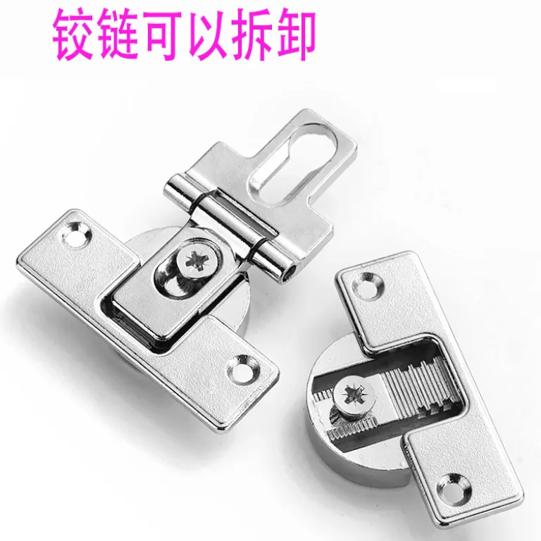 لولای تاشو دو لنگه برای درب کابینت و کمد، قابل تنظیم با قرقره، مخصوص بازشو به داخل و روی هم قرارگیری، تولیدکننده درب کابینت