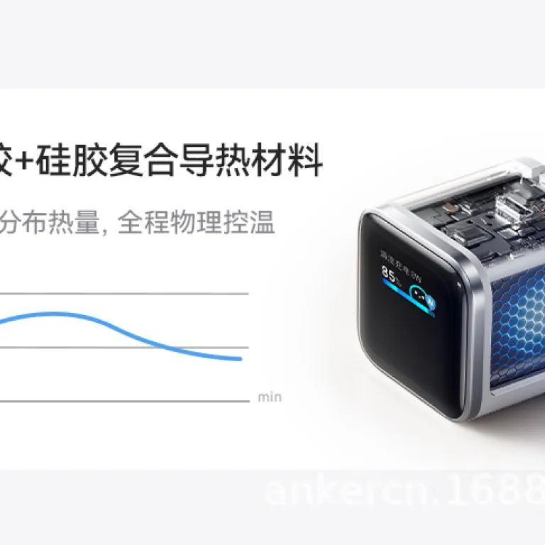 شارژر Anker انکر AnXin Smart مناسب اپل 17Promax شارژ سریع گوشی 45W شارژر A
