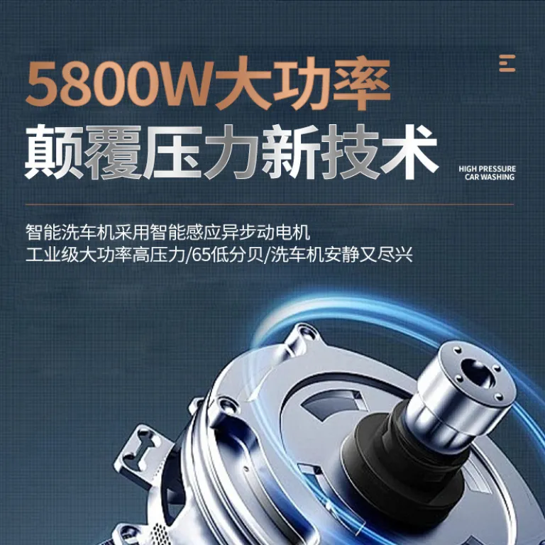 دستگاه کارواش خانگی قابل حمل پرقدرت 220V با تفنگ آب پرفشار برای شستشوی خودرو