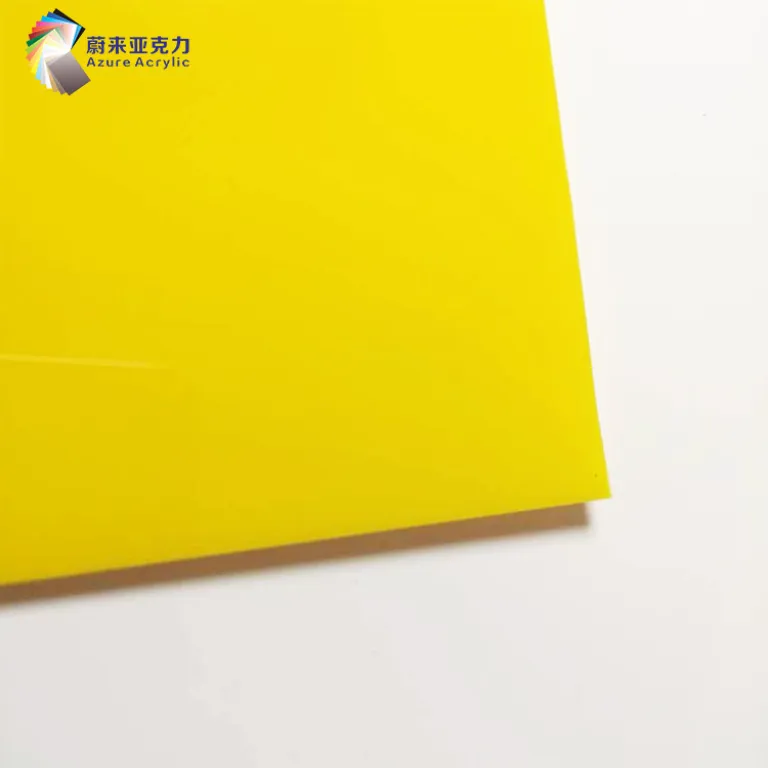 2mm ورق اکریلیک زرد ساخت تابلو نورپردازی 3mm عمده ورق اکریلیک رنگی