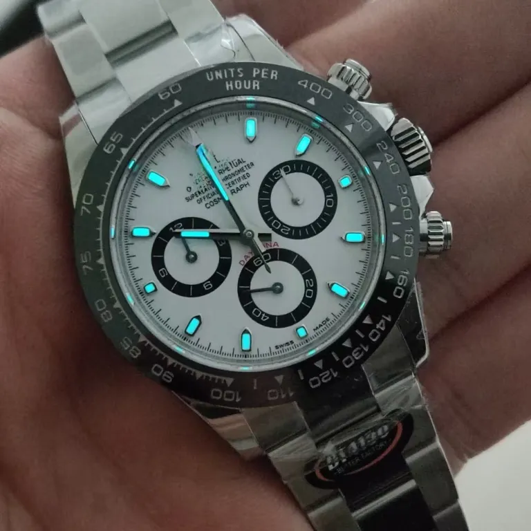 ساعت مردانه مکانیکی دیتونا رولکس C Factory کیفیت سوپر کلون 116509-78599 موتور 4130