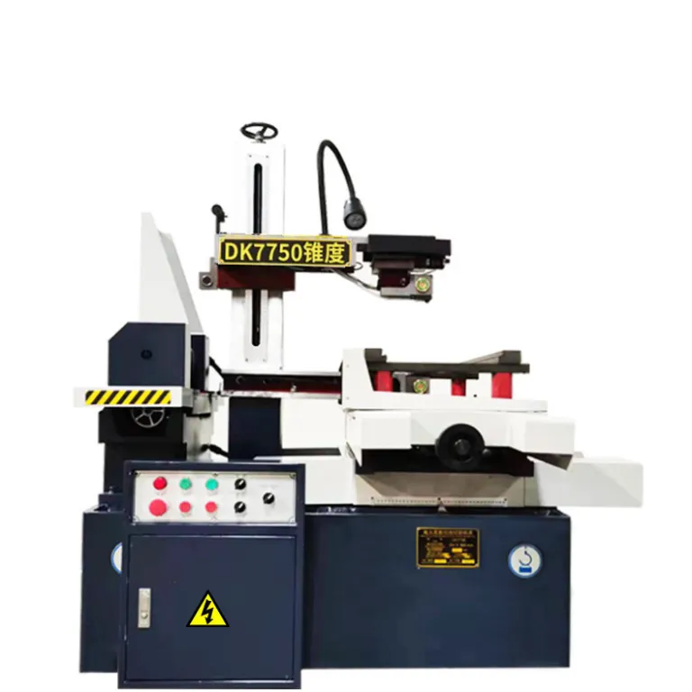دستگاه وایرکات DK7750 سیمبر سریع، دستگاه برش سیمی تخلیه الکتریکی CNC با دقت بالا و سرعت بالا، پرداخت در محل