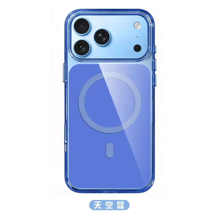 کیف رسمی دوکاره مخصوص اپل 18 طرح جدید قرمز گیلاسی iPhone17PM کیف مگنتی